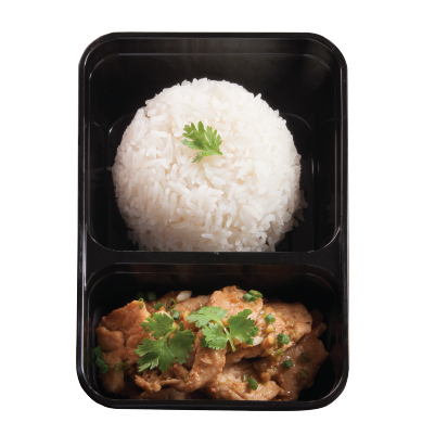 ข้าวกับหมูผัดซิอิ๊ว